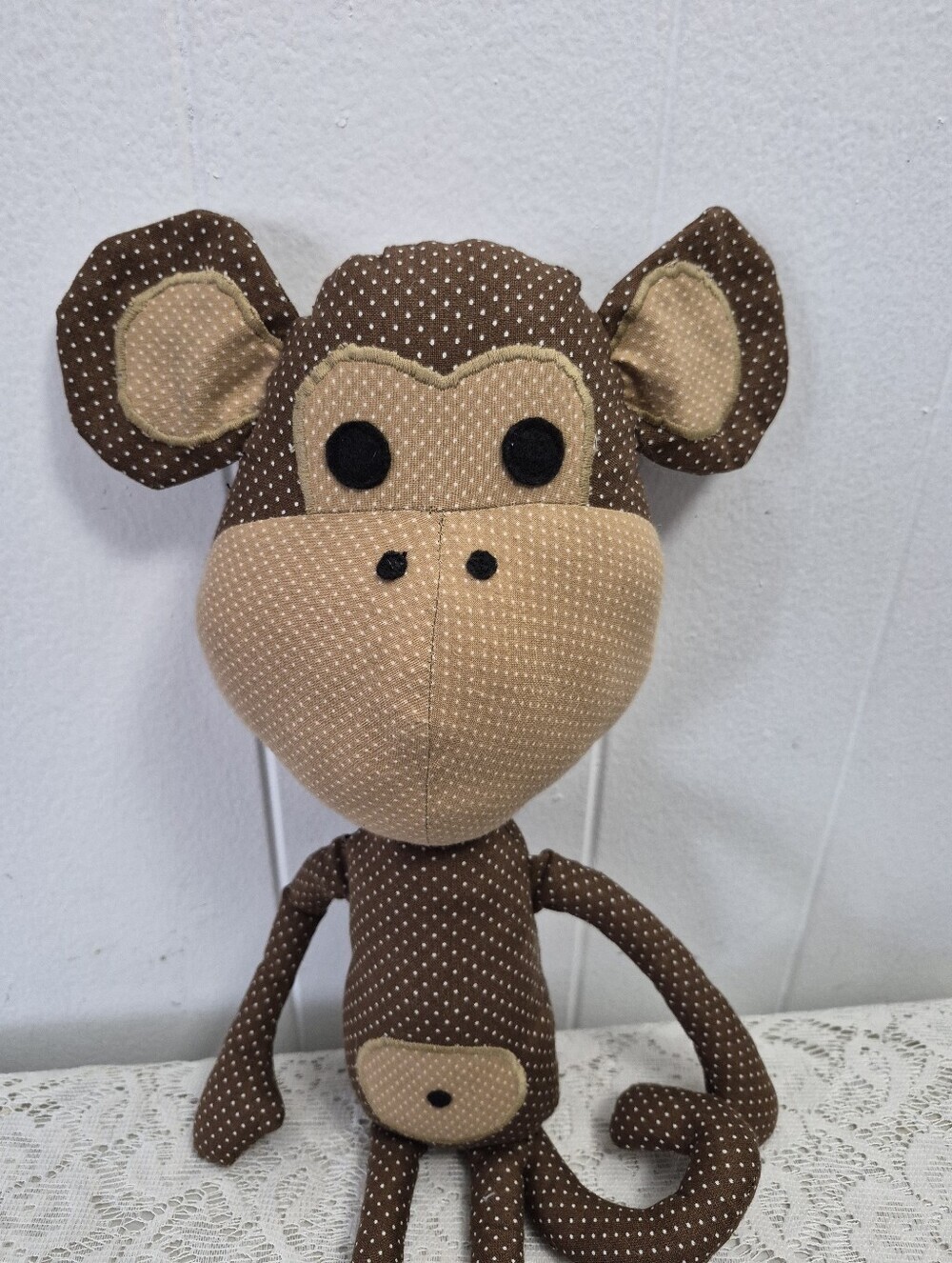 Handmade Monkey Plush - Picture 2 of 4